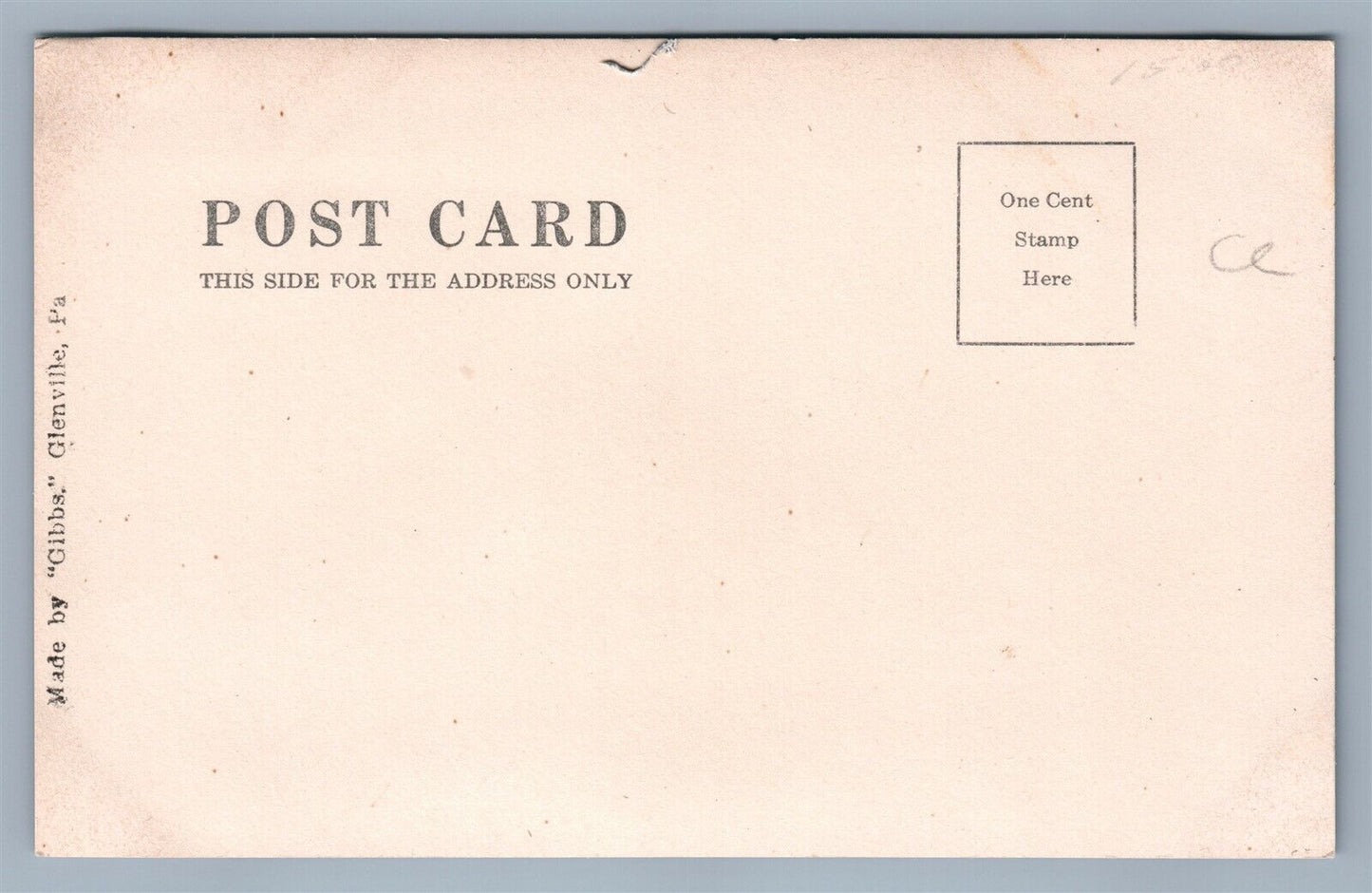 BRODBECK PA STREET SCENE ANTIQUE REAL PHOTO POSTCARD RPPC