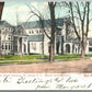 RED BANK NJ UPPER BROAD STREET ST.JAMES CHURCH 1907 UNDIVIDED ANTIQUE POSTCARD