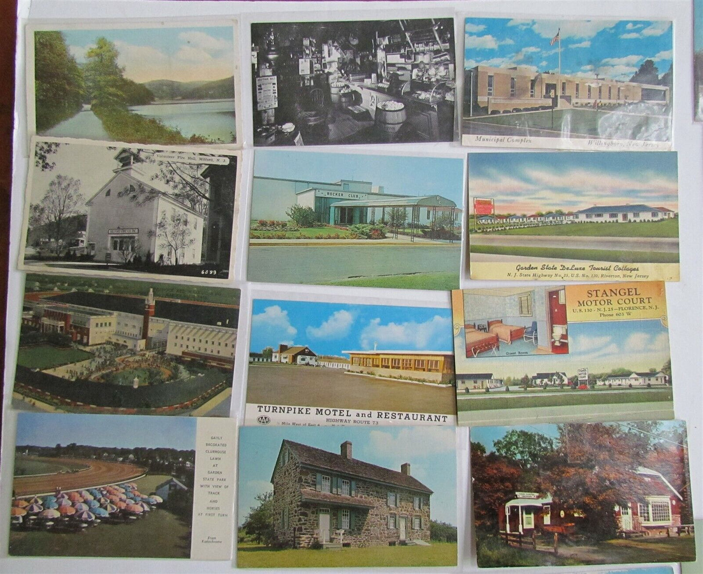 NEW JERSEY lot of 49 ANTIQUE & VINTAGE POSTCARDS NJ