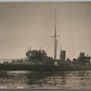 BRITISH MILITARY SHIP H.M.S. CYNTHIA ANTIQUE REAL PHOTO POSTCARD RPPC