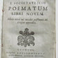 1688 POETRY in LATIN by Jacobus Wallius ANTIQUE VELLUM BOUND 17th CENTURY