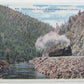 VINTAGE POSTCARD BYERS CANON DENVER & SALT LAKE RAILROAD CO MOFFAT RD railway