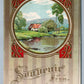 TOMPKINS PA 1911 ANTIQUE POSTCARD