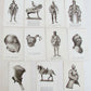 LOT OF 11 ANTIQUE BRITISH POSTCARDS TOWER OF LONDON ARMOURIES