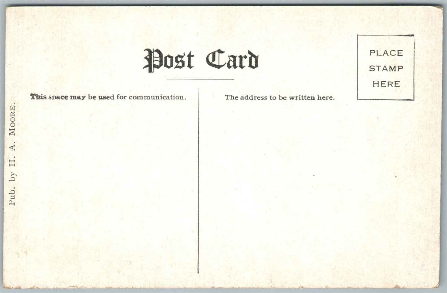 HOWARD PA EVANGELICAL CHURCH ANTIQUE POSTCARD