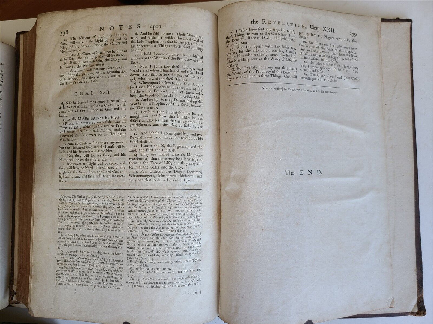 1764 BIBLE by ANTHONY PURVER QUAKER antique 2 FOLIO VOLUMES scarce