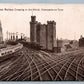 NEWCASTLE-ON-TYNE ENGLAND RAILWAY CROSSING ANTIQUE POSTCARD