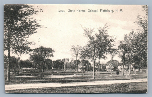 PLATTSBURG NY STATE NORMAL SCHOOL ANTIQUE POSTCARD