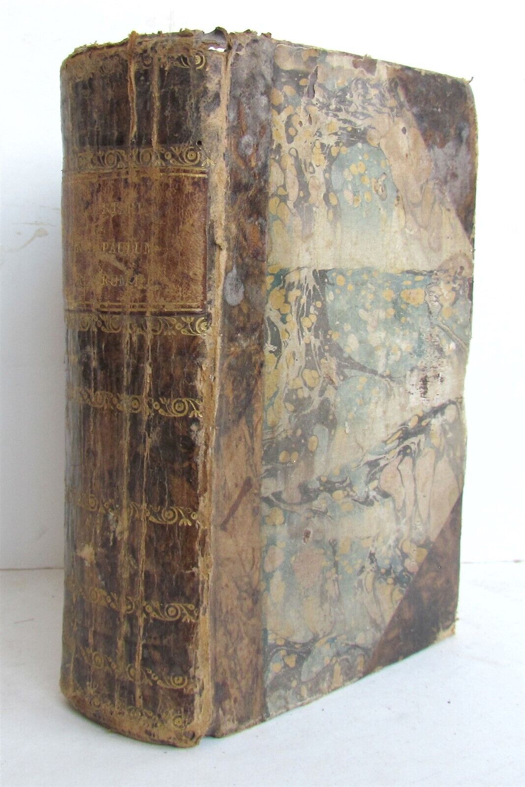 1547 BIBLE NEW TESTAMENT COMMENTARY on St. Paul's letters by Hentenius ANTIQUE