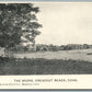 CRESCENT BEACH CT THE SHORE ANTIQUE POSTCARD