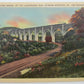 VINTAGE POSTCARD NICHOLSON BRIDGE LACKAWANNA RAILWAY SCRANTON PA & BINGHAMTON NY