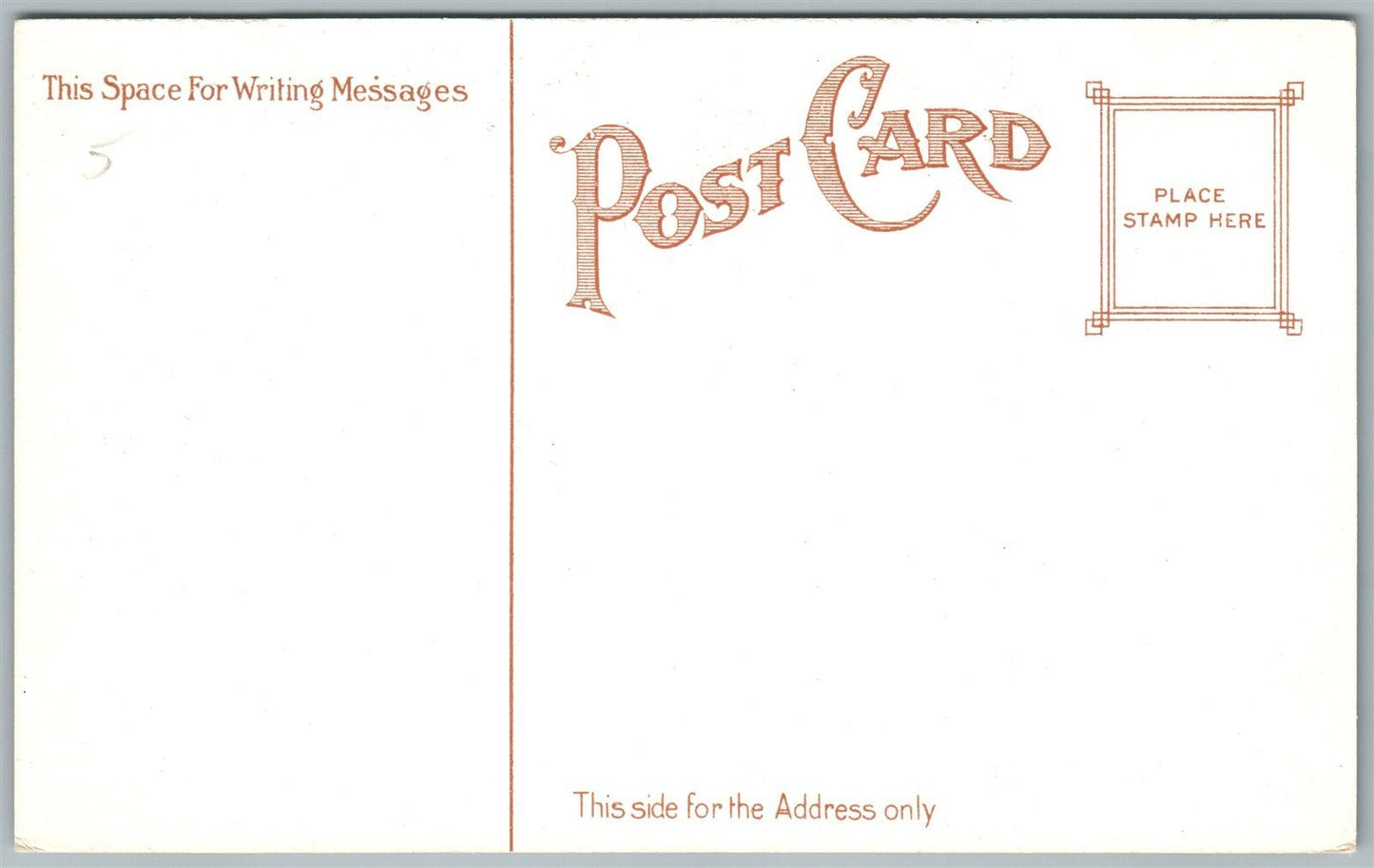 ELIZABETH NJ SALEM AVENUE ANTIQUE POSTCARD