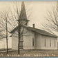 NEW LEBANON PA M.E. CHURCH ANTIQUE REAL PHOTO POSTCARD RPPC