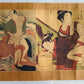 1920s CHINESE EROTIC SCROLL HAND PAINTED vintage SHUNGA 10 by 84"