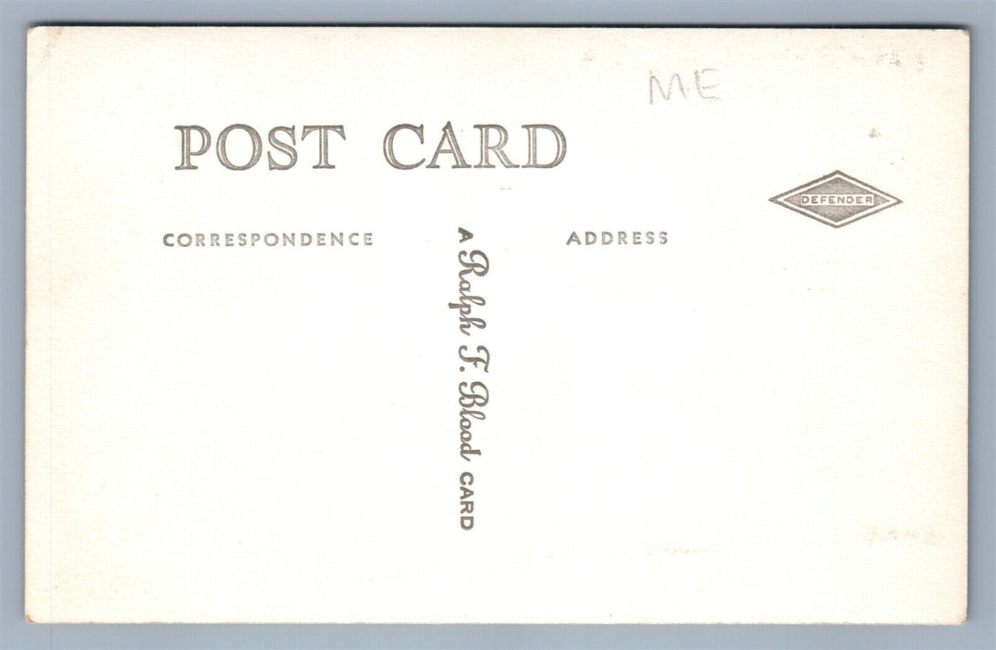 PORTLAND HEAD ME LIGHTHOUSE VINTAGE REAL PHOTO POSTCARD RPPC