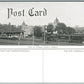 BLOOMING GLEN & PERKASIE BUCKS CO PA CHAPEL & RAILWAY STATION ANTIQUE POSTCARD