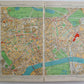 AUTHENTIC ATLAS & GUIDE TO LONDON and SUBURBS antique