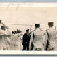 USS MARYLAND BATTLESHIP NAVY SECRETARY DANIELS VINTAGE REAL PHOTO POSTCARD RPPC