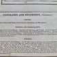 1822 MAP of LEEWARD ISLANDS GEOGRAPHICAL STATISTICAL HISTORICAL antique 17.5x22"