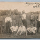 WWI ENGINEERING CORPS w/ TEODOLITE ANTIQUE REAL PHOTO POSTCARD RPPC
