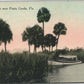 PUNTA GORDA FL RIVER SCENE ANTIQUE POSTCARD