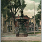 BETHEL CT P.T. BARNUM FOUNTAIN ANTIQUE POSTCARD