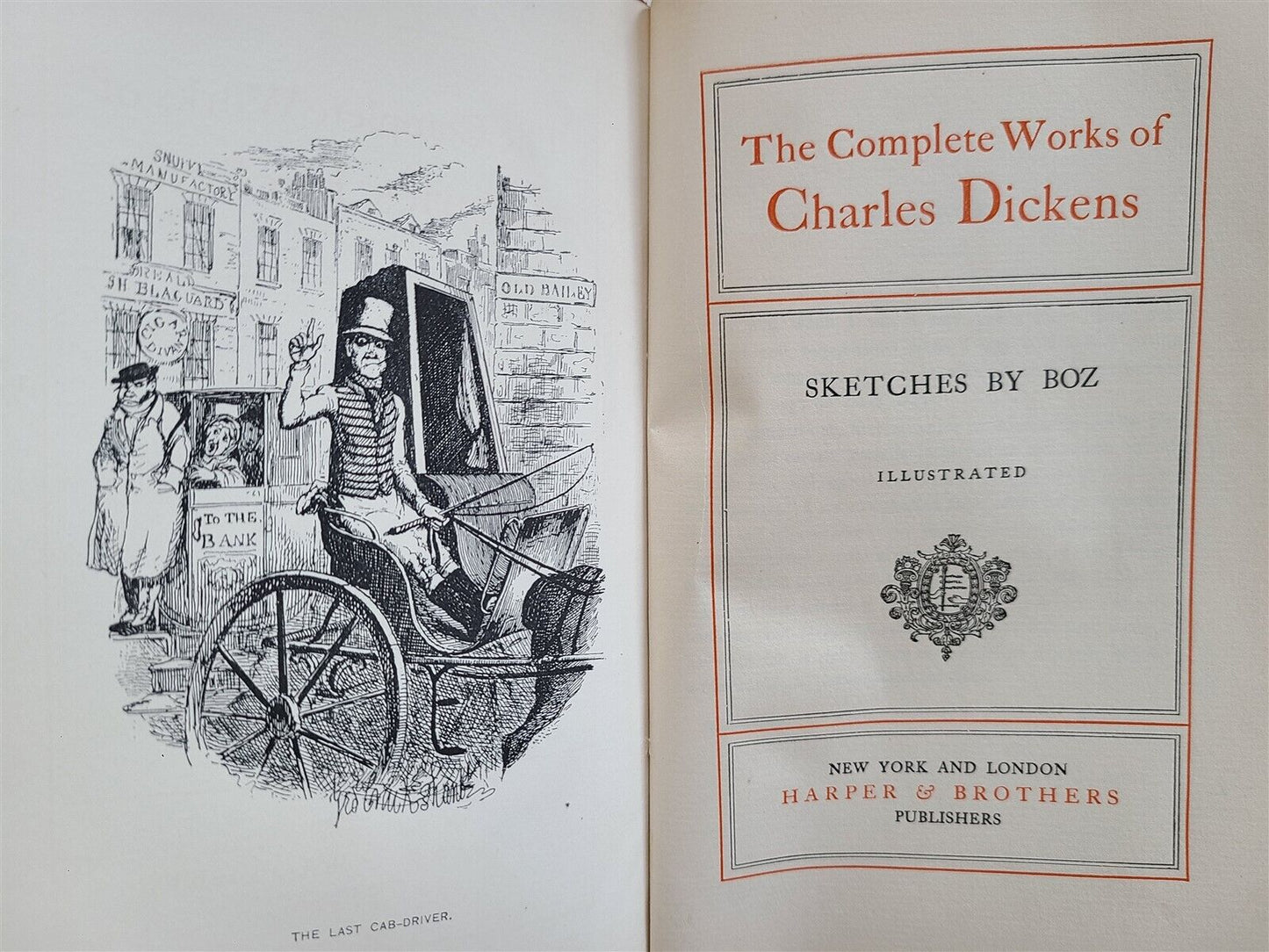 1900 COMPLETE WORKS of CHARLES DICKENS antique 30 VOLUMES in ENGLISH