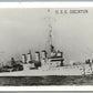 MILITARY SHIP U.S.S. DECATUR VINTAGE REAL PHOTO POSTCARD RPPC