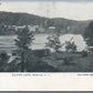ROSLYN LONG ISLAND NY SILVER LAKE UNDIVIDED ANTIQUE POSTCARD