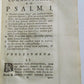 1762 Commentarius ad Psalmos by HERMAN VENEMA antique VELLUM BINDING