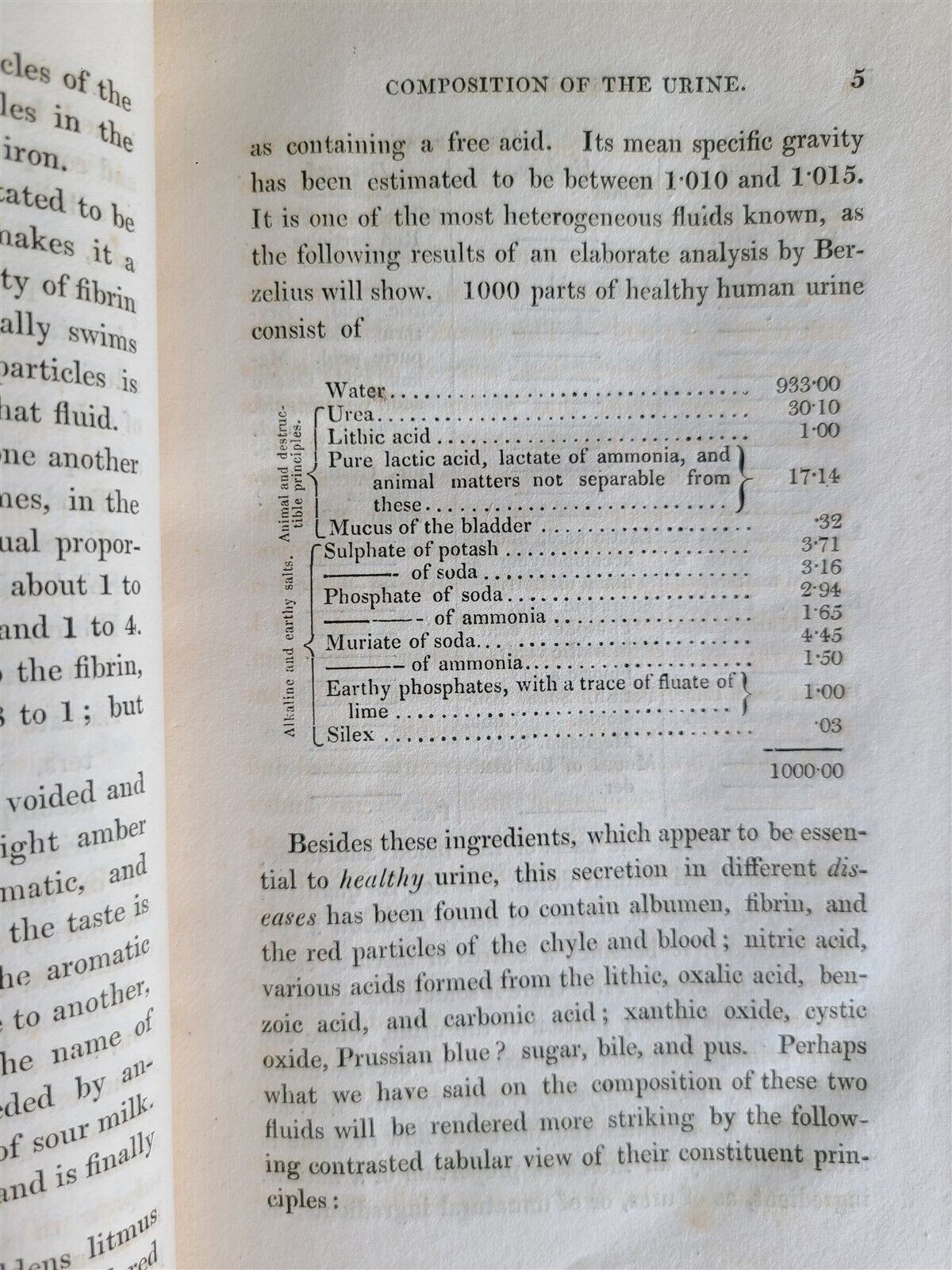 1825 NATURE TREATMENT of DIABETES CALCULUS AFFECTIONS of URINARY ORGANS antique