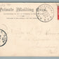 SHREWSBURY NJ VIEWS ANTIQUE POSTCARD PRIVATE MAILING CARD SCHOOL CHURCH