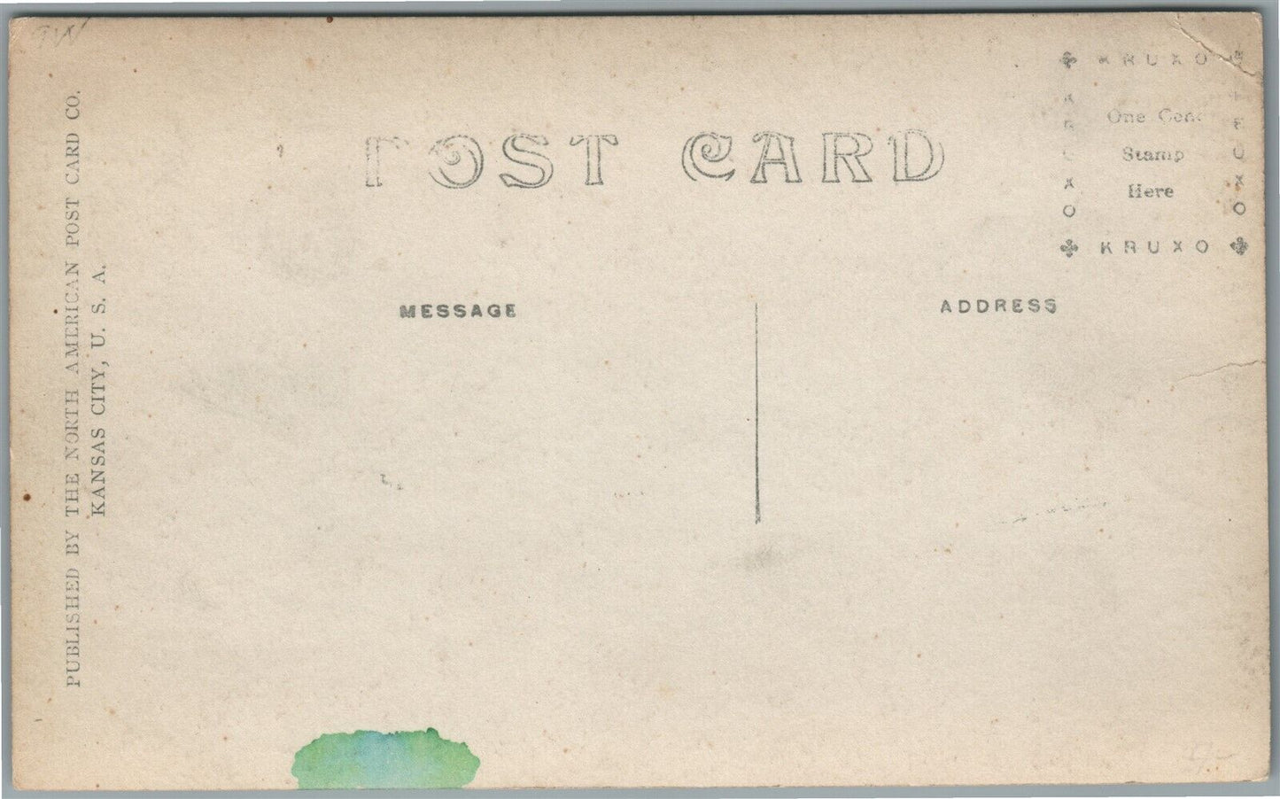 MAN w/ ELK ANTIQUE REAL PHOTO POSTCARD RPPC