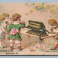 VICTORIAN TRADE CARD AMERICAN MACHINE M.C.YOUNG & CO. ALLENTOWN PA antique