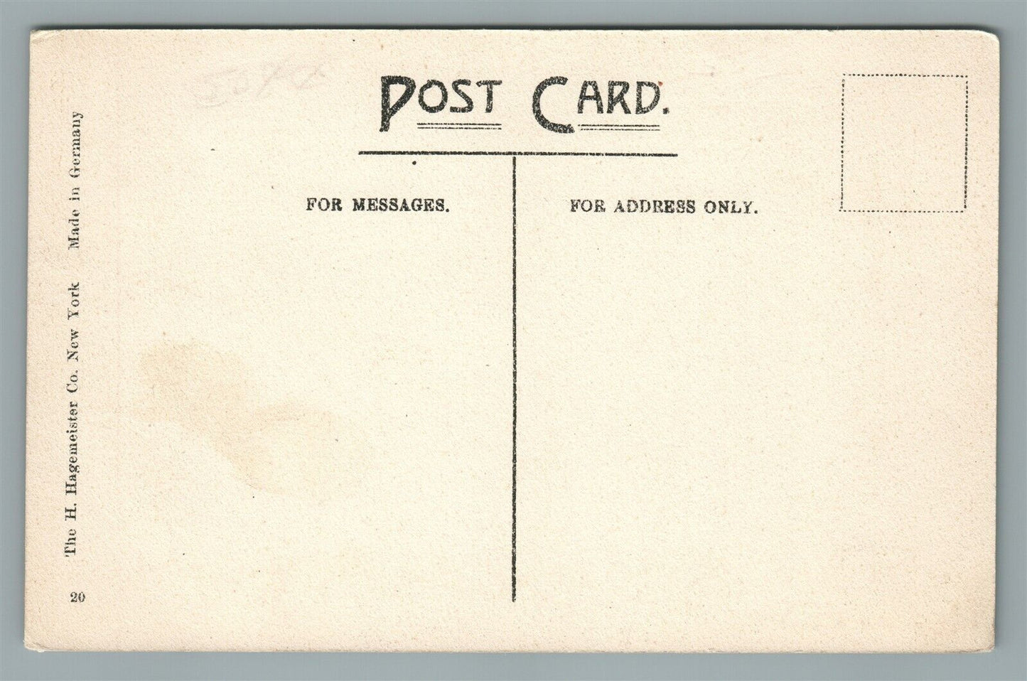 ASBURY PARK NJ FROM FIFTH AVENUE PIER ANTIQUE POSTCARD