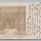 GOUVERNEUER NY ANTIQUE 1906 REAL PHOTO POSTCARD RPPC LEST WE FORGET ARCH