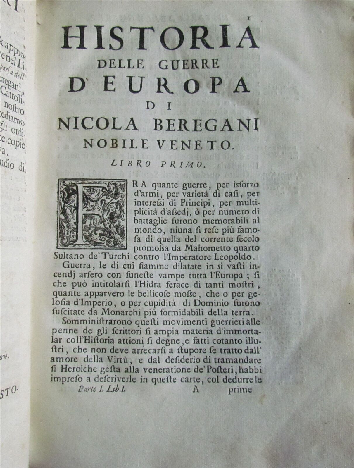 1698 HISTORY of EUROPE WARS FROM 1683 OTTOMAN INVASION IN HUNGARY antique 2 VOL.