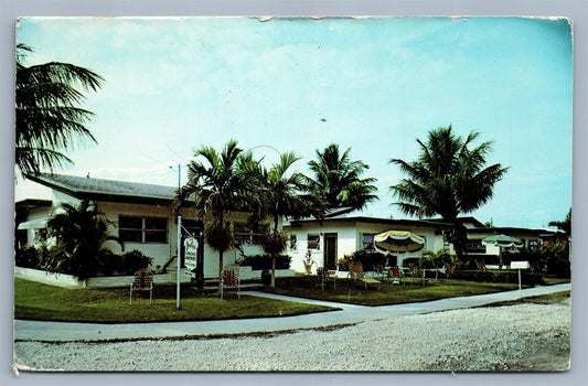 MIAMI FL JOLEE APARTMENTS VINTAGE POSTCARD