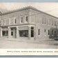 WINCHENDON MA MERRIL'S BLOCK NEW POST OFFICE ANTIQUE POSTCARD