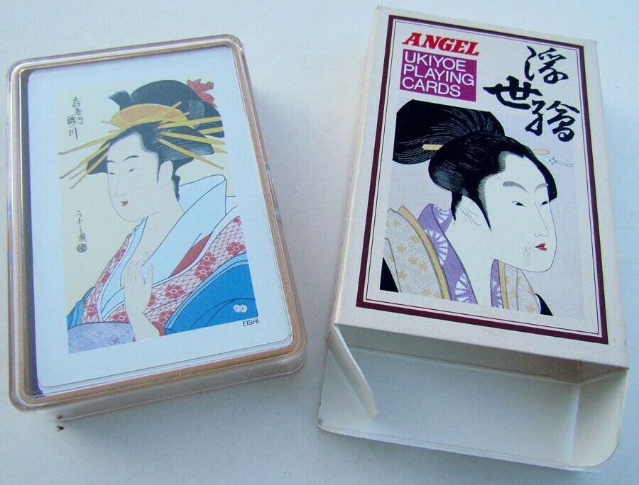 VINTAGE JAPANESE PLAYING CARDS DECK - UKIYO-E DESIGN