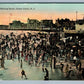 OCEAN GROVE NJ NORTH END BATHING SCENE ANTIQUE POSTCARD