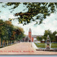 NEWVILLE PA  BIG SPRING AVE. & RAILROAD STREET ANTIQUE POSTCARD