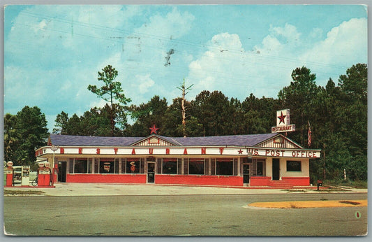 LAMANT FL GAS STATION RESTAURANT & POST OFFICE VINTAGE POSTCARD