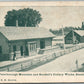 BENNINGTON NH RAILROAD STATION PETERBOROUGH MTN CUTLERY WORKS ANTIQUE POSTCARD