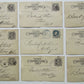 1870s-90s LOT of 9 BANKS of MARIETTA OHIO ANTIQUE STATEMENT CARDS POSTCARDS