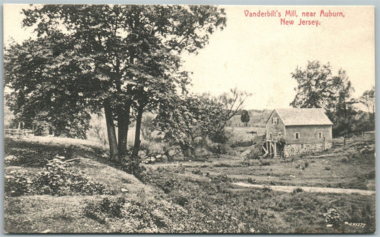 AUBURN NJ VANDERBUILT'S MILL ANTIQUE POSTCARD