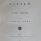 1867 GUSTAVE DORE ILLUSTRATED VIVIEN by ALFRED TENNYSON antique FOLIO poetry