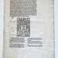 1499 INCUNABULA FOLIO antique Sacred letters of St.Paul interpretation INCUNABLE