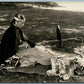 AMERICAN INDIAN WEAVER ANTIQUE REAL PHOTO POSTCARD RPPC