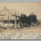 PENNSBURG PA MAIN STREET ANTIQUE REAL PHOTO POSTCARD RPPC